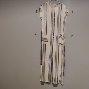NWT Striped jumpsuit